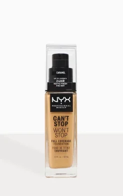 NYX PMU Can't Stop Won't Stop Full Coverage Foundation Caramel