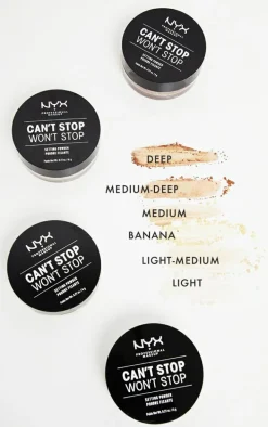 NYX PMU Can't Stop Won't Stop Setting Powder Light