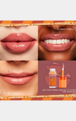 NYX PMU Duck Plump Lip Plumping Gloss Nude Swings