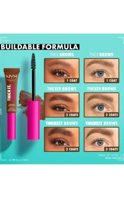 NYX PMU Thick It. Stick It! Brow Mascara Brunette