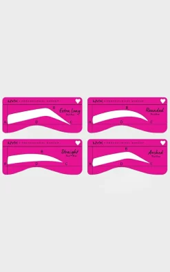 NYX PMU Zero To Brow Stencil For Thick Brows