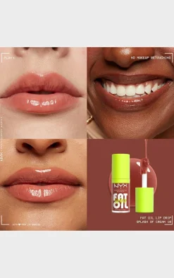 Nyx Professional Makeup Fat Oil Lip Drip - Splash Of Cream