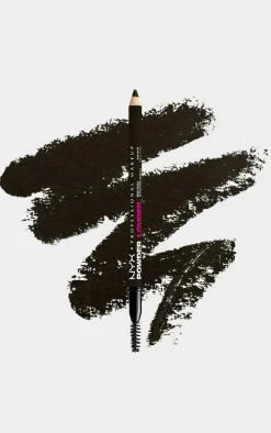 Nyx Professional Makeup Powder Louder Brow Pencil - Black