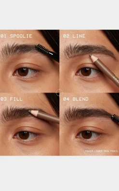 Nyx Professional Makeup Powder Louder Brow Pencil - Black