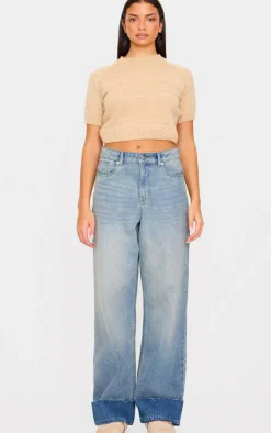 Oatmeal Knit T Shirt