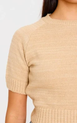 Oatmeal Knit T Shirt