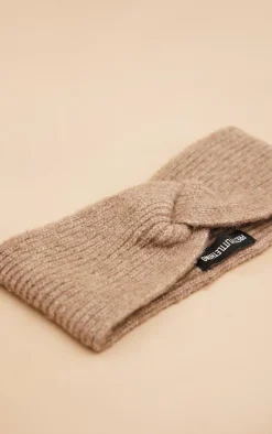 Oatmeal Knitted Headband