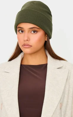 Olive Basic Beanie