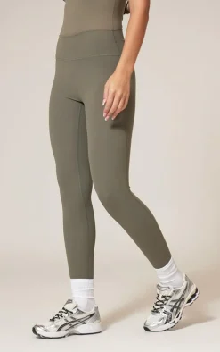 Olive Sculpt High Waist Gym Leggings
