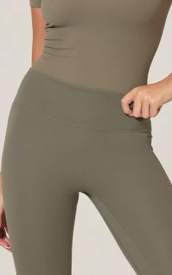 Olive Sculpt High Waist Gym Leggings