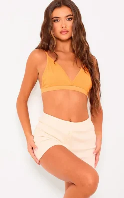 Orange Cotton Bralet