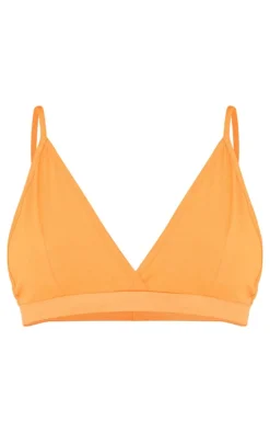 Orange Cotton Bralet