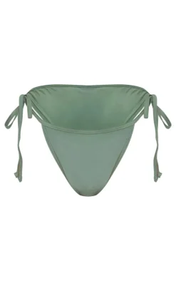 Pale Khaki Mix & Match Triangle Bikini Top