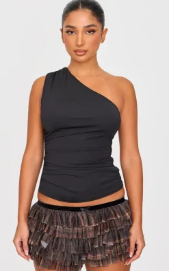 Petite Brown Tartan Low Rise Bloomer Shorts