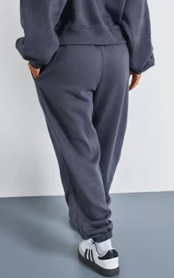 Petite Charcoal Graphic Cuffed Sweatpants