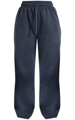 Petite Charcoal Oversized Wide Leg Sweatpants