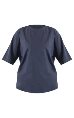 Petite Charcoal Oversized T-shirt