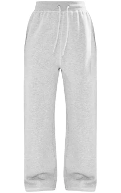 Petite Grey Contrast Stitch Sweatpants