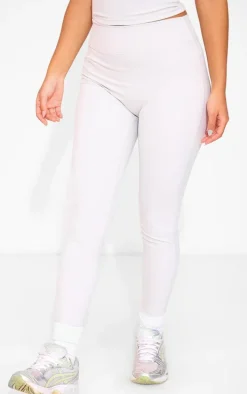 Petite Grey Snatched Sculpt Leggings