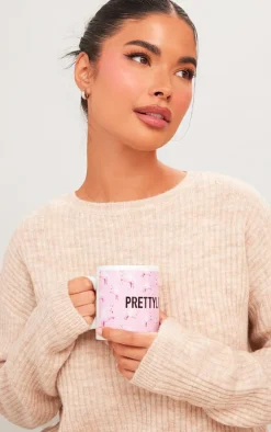 Petite Oatmeal Knit Oversized Sweater