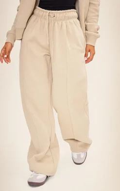 Petite Pebble Seam Detail Straight Leg Sweatpants