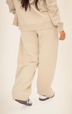 Petite Pebble Seam Detail Straight Leg Sweatpants