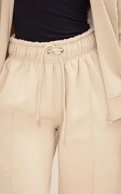 Petite Pebble Seam Detail Straight Leg Sweatpants