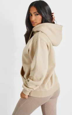 Petite Sand Ultimate Basic Oversized Hoodie