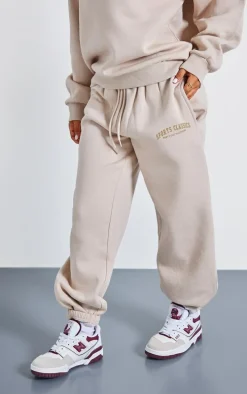 Petite Stone Sports Classic Graphic Cuffed Sweatpants