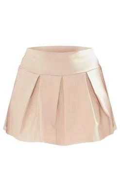 Petite Stone Stretch Woven Skater Skirt