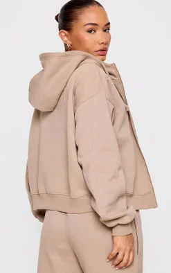 Petite Taupe Studio Archives Zip Up Hoodie
