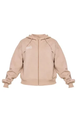 Petite Taupe Studio Archives Zip Up Hoodie