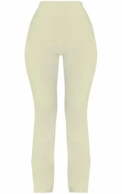 Petite White Snatched Sculpt Flared Pants