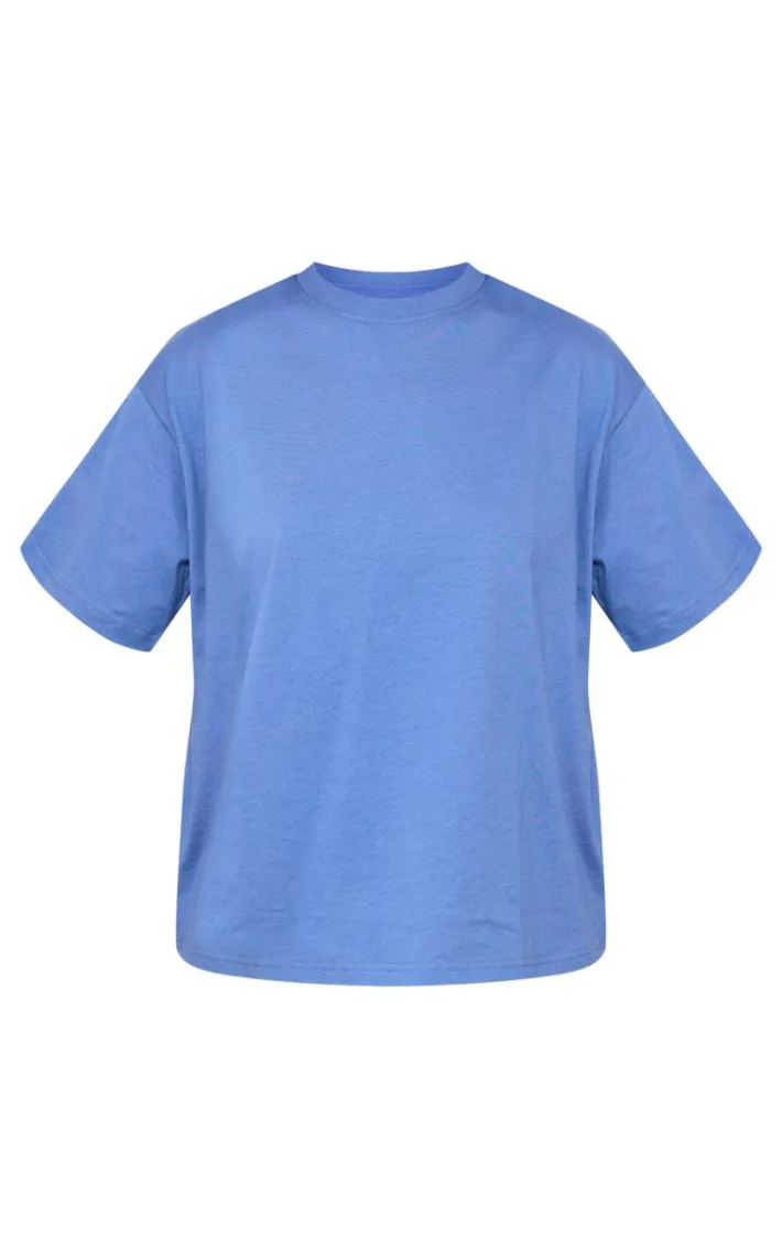 Petrol Blue Boxy Oversized T Shirt