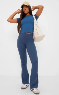 Petrol Cap Sleeve Backless Longline Snatched Sculpt Crop Top