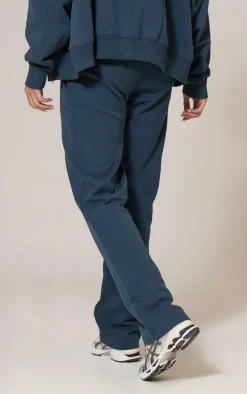 Petrol Premium Tonal Print Straight Leg Sweatpants