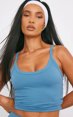 Petrol Sculpt Strappy Gym Vest