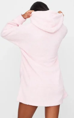 Pink Borg Hooded Blanket