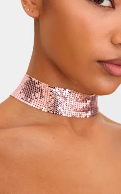 Pink Chain Link Choker