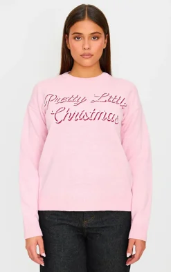Pink Pretty Little Christmas Sweater