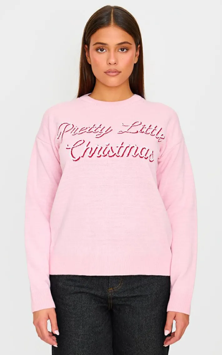Pink Pretty Little Christmas Sweater