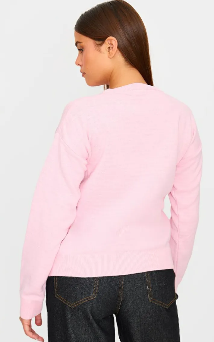 Pink Pretty Little Christmas Sweater