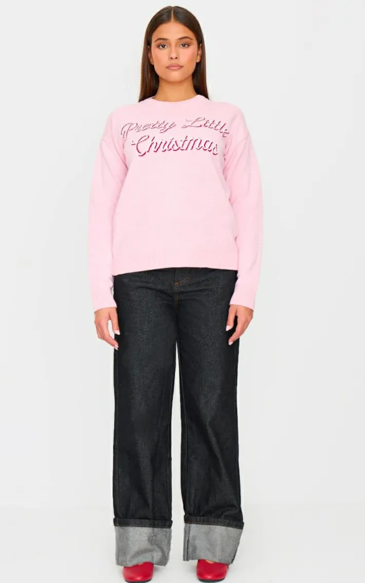 Pink Pretty Little Christmas Sweater