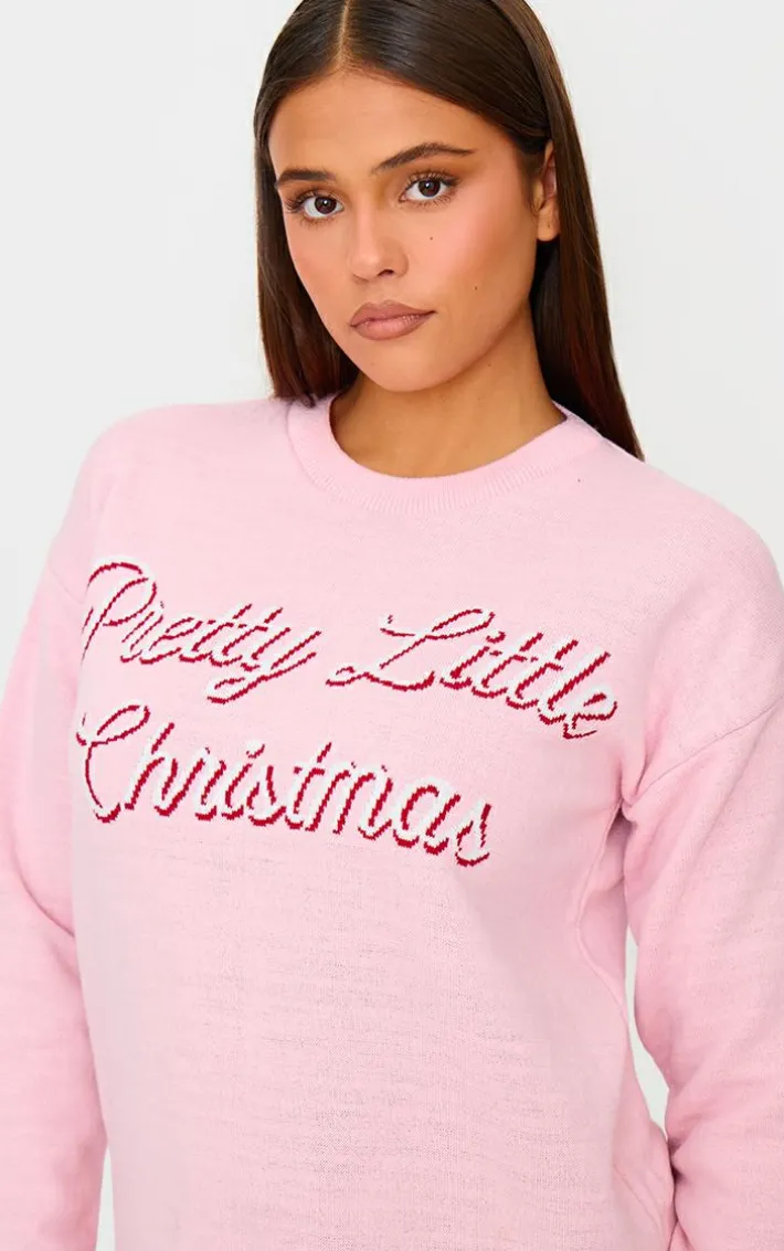 Pink Pretty Little Christmas Sweater