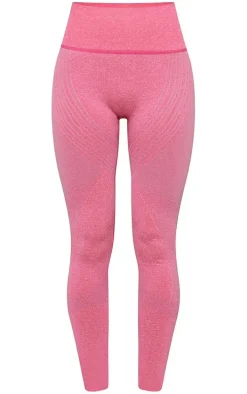 Pink Seamless High Waist Leggings