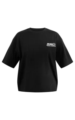 Pitch Studio Archive Embroidered Cotton Boxy Tshirt