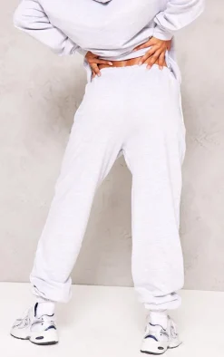 PLT SPORT Ash Grey Bold Embroidered Sweatpants