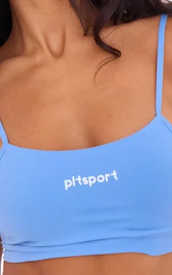 PLT SPORT Blue Sculpt Cami Sports Bra