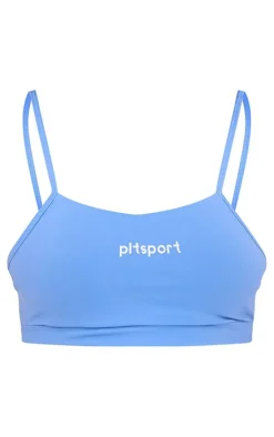 PLT SPORT Blue Sculpt Cami Sports Bra