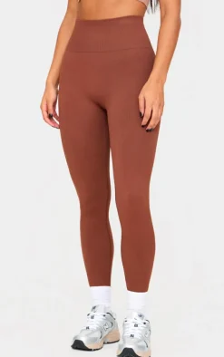 PLT Sport Chocolate Seamless High Waist Leggings